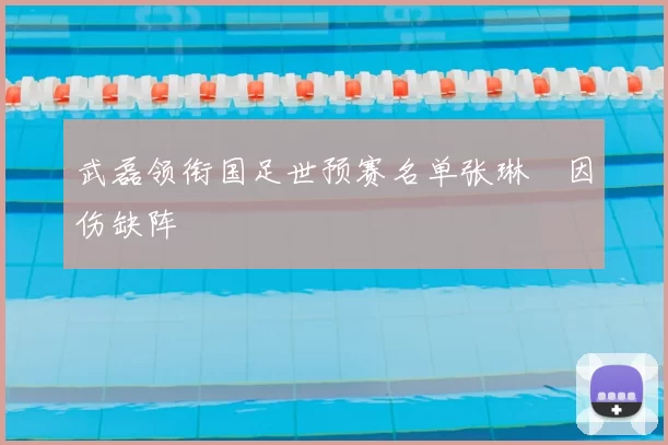 武磊领衔国足世预赛名单张琳芃因伤缺阵